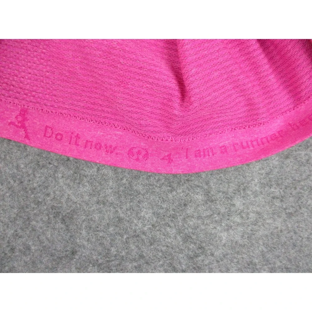 Lululemon Shirt Womens 4 Pink Swiftly Tech Long Sleeve Running Athletic Top